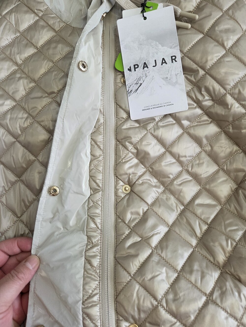 NWT - Pajar Women's Peridot Lightweight Quilted Longline Shacket - Size L - Picture 10 of 16
